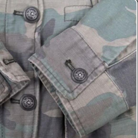 Free People Not Your Brother’s Surplus Camo Jacket XS - Picture 4 of 8